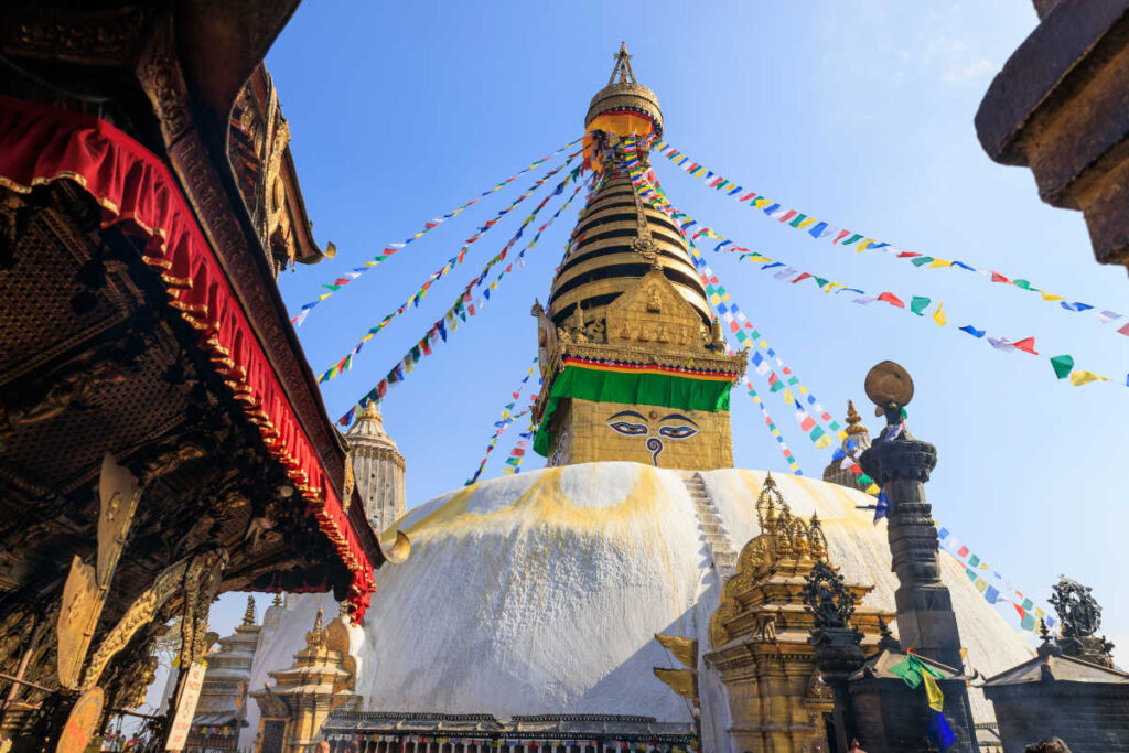 Swayambhunath in Kathmandu, Nepal, Nepal Rundreise